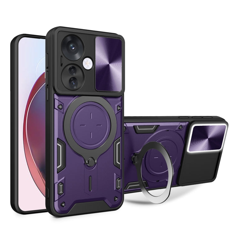 CD Texture Sliding Camshield Magnetic Holder Phone Case, For OPPO A5 Pro 5G Global, For OPPO Find X8, For OPPO A3x 5G India / A3x 4G, For OPPO Reno12 F 5G Global, For OPPO A3 Pro 5G India, For OPPO Reno12 Pro 5G Global, For OPPO Reno12 5G Global       ...