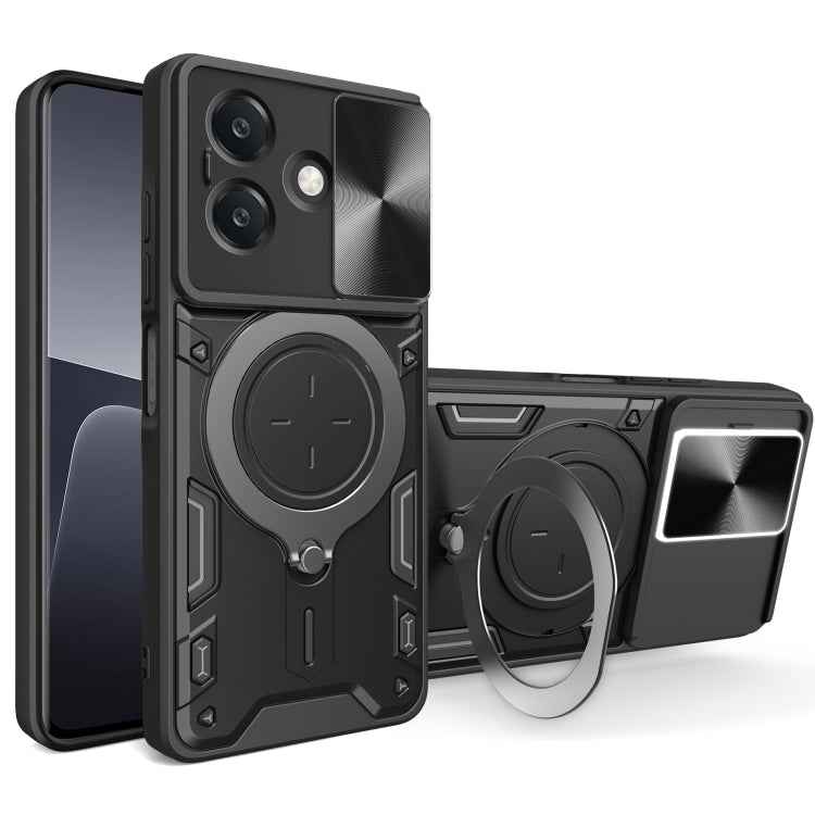 CD Texture Sliding Camshield Magnetic Holder Phone Case, For OPPO A5 Pro 5G Global, For OPPO Find X8, For OPPO A3x 5G India / A3x 4G, For OPPO Reno12 F 5G Global, For OPPO A3 Pro 5G India, For OPPO Reno12 Pro 5G Global, For OPPO Reno12 5G Global       ...