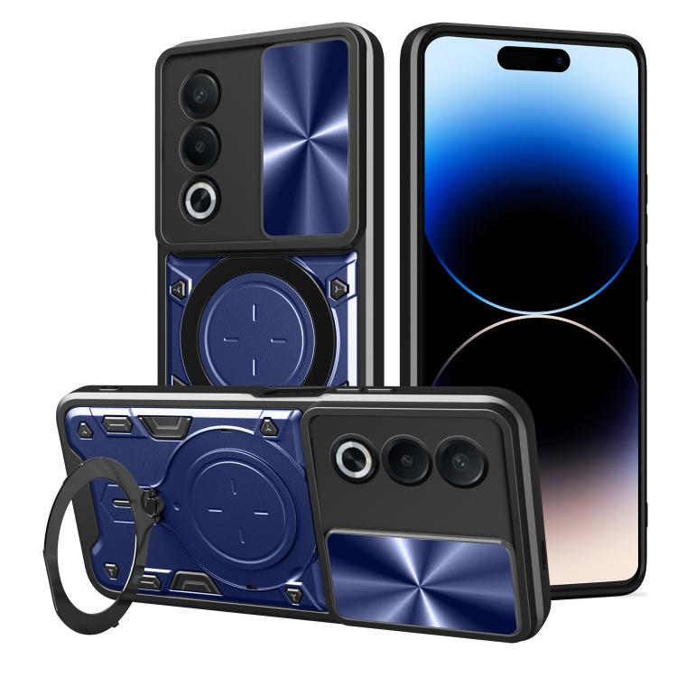 CD Texture Sliding Camshield Magnetic Holder Phone Case, For OPPO A5 Pro 5G Global, For OPPO Find X8, For OPPO A3x 5G India / A3x 4G, For OPPO Reno12 F 5G Global, For OPPO A3 Pro 5G India, For OPPO Reno12 Pro 5G Global, For OPPO Reno12 5G Global       ...