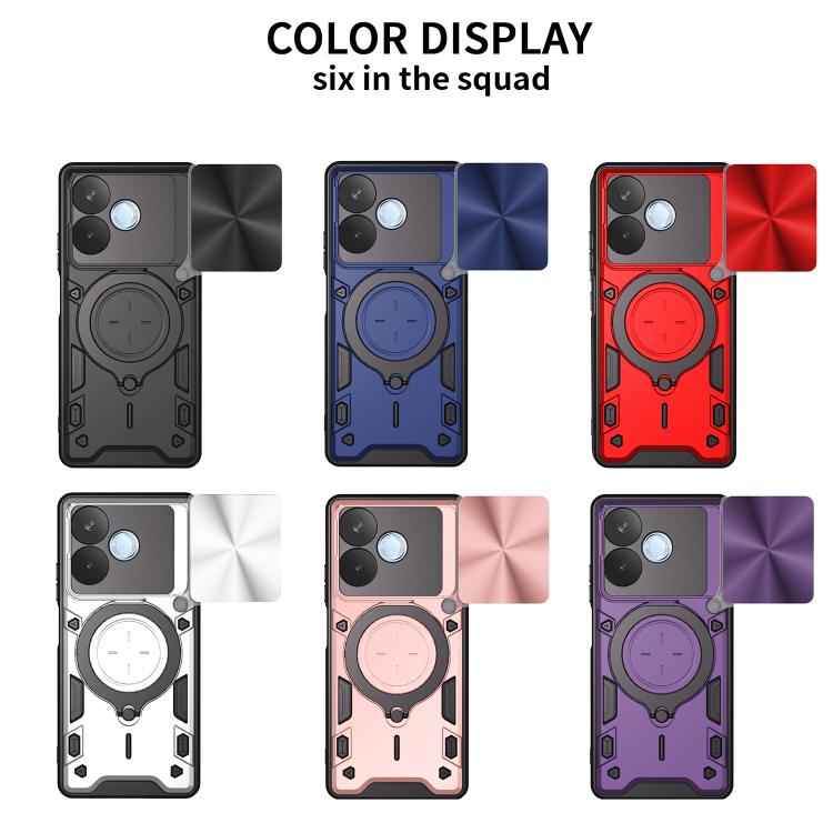 CD Texture Sliding Camshield Magnetic Holder Phone Case, For OPPO A5 Pro 5G Global, For OPPO Find X8, For OPPO A3x 5G India / A3x 4G, For OPPO Reno12 F 5G Global, For OPPO A3 Pro 5G India, For OPPO Reno12 Pro 5G Global, For OPPO Reno12 5G Global       ...