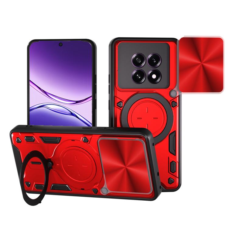 CD Texture Sliding Camshield Magnetic Holder Phone Case, For OPPO Find X9, For OPPO Find X9 Pro, For OPPO Reno14 F 5G Global, For OPPO A5 5G Global / A5x 5G, For OPPO Reno14 5G Global, For OPPO A59 5G Global, For OPPO F29 Pro 5G Global                 ...