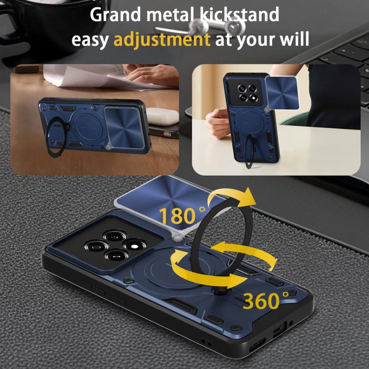 CD Texture Sliding Camshield Magnetic Holder Phone Case, For OPPO F29 Pro 5G Global, For OPPO F29 5G Global, For OPPO A5 Pro 5G Global, For OPPO Find X8, For OPPO A3x 5G India / A3x 4G, For OPPO Reno12 F 5G Global, For OPPO A3 Pro 5G India             ...