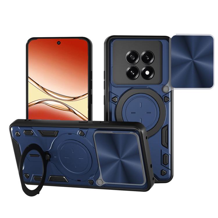 CD Texture Sliding Camshield Magnetic Holder Phone Case, For OPPO F29 Pro 5G Global, For OPPO F29 5G Global, For OPPO A5 Pro 5G Global, For OPPO Find X8, For OPPO A3x 5G India / A3x 4G, For OPPO Reno12 F 5G Global, For OPPO A3 Pro 5G India             ...