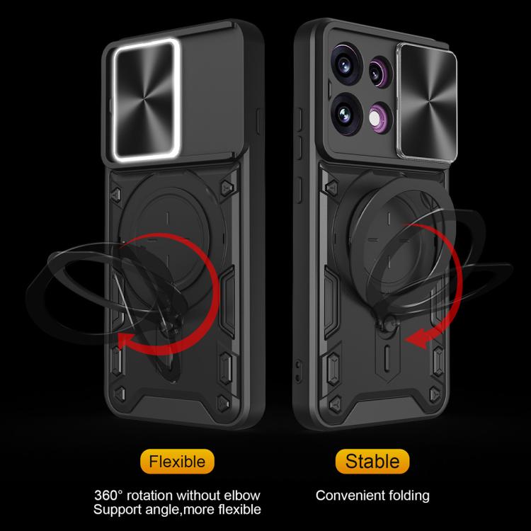 CD Texture Sliding Camshield Magnetic Holder Phone Case, For OPPO Reno16 F 5G, For OPPO Find X9 Ultra, For OPPO Find X9, For OPPO Find X9 Pro, For OPPO Reno14 F 5G Global, For OPPO A5 5G Global / A5x 5G, For OPPO Reno14 5G Global, For OPPO A59 5G Global