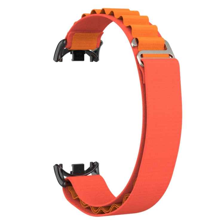 Metal Plug Loop Nylon Watch Band, For Xiaomi Mi Band 8