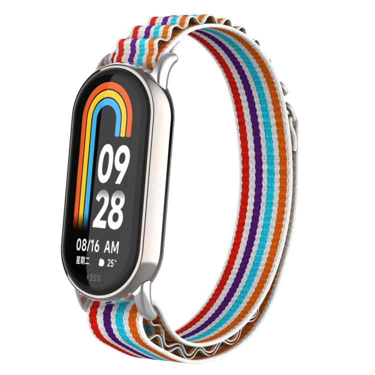 Metal Plug Loop Nylon Watch Band, For Xiaomi Mi Band 8