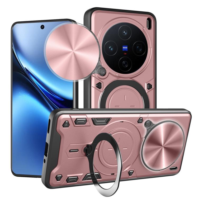 CD Texture Sliding Camshield Magnetic Holder Phone Case, For vivo Y39 5G, For vivo Y29s 5G, For vivo Y29 4G, For vivo V50 5G, For vivo iQOO 13, For vivo Y19s 4G, For vivo X200 5G, For vivo X200 Pro 5G