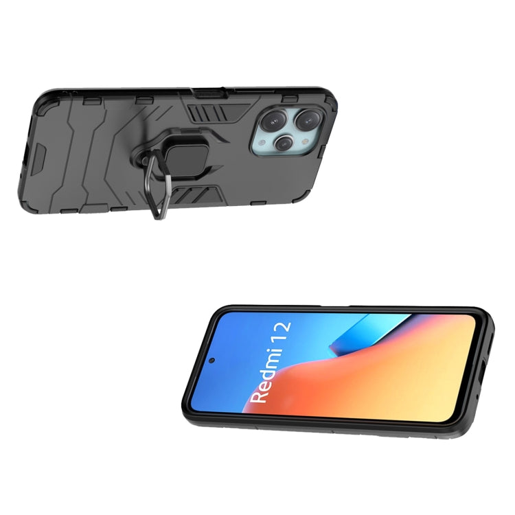 Magnetic Ring Holder PC + TPU Phone Case, For Xiaomi Redmi 12 4G, For Xiaomi Redmi Note 12S 4G