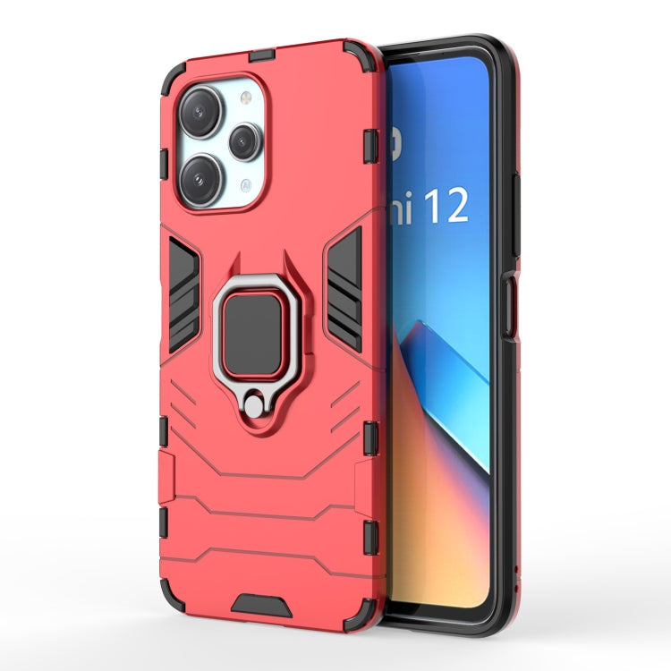 Magnetic Ring Holder PC + TPU Phone Case, For Xiaomi Redmi 12 4G, For Xiaomi Redmi Note 12S 4G