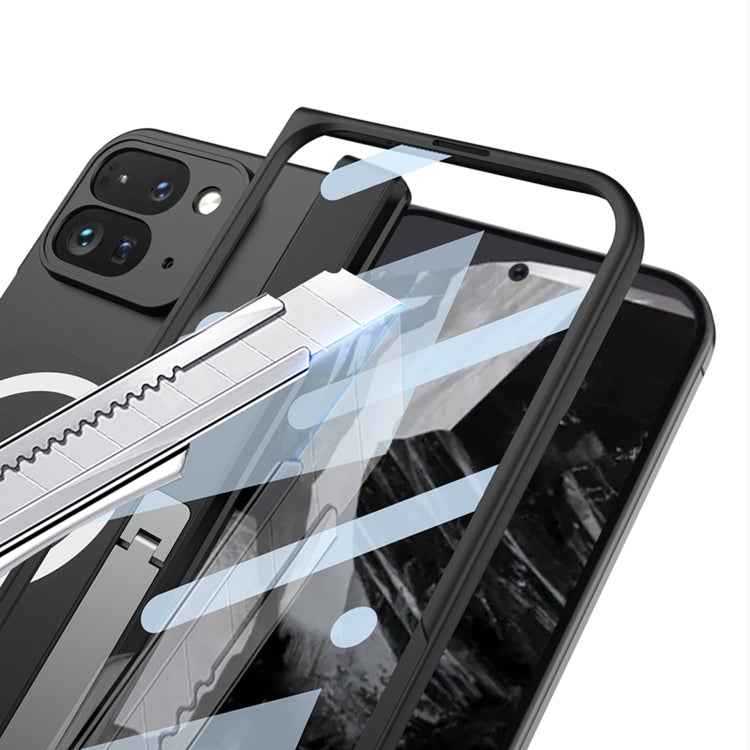 GKK Integrated Magsafe Fold Hinge Full Coverage Phone Case with Holder, For Google Pixel 9 Pro Fold, For Google Pixel Fold