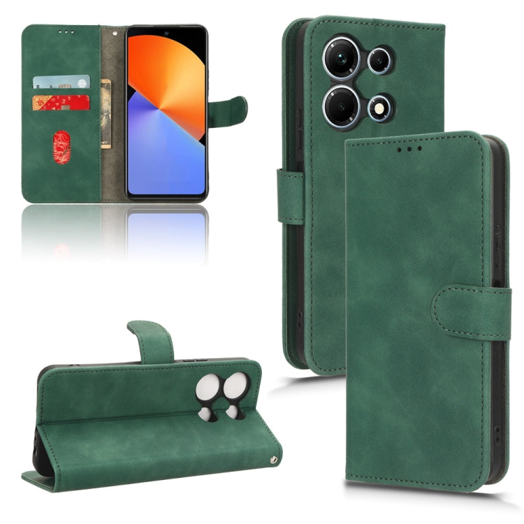 Skin Feel Magnetic Flip Leather Phone Case, For Infinix Note 30i, For Infinix Note 30, For Infinix Note 30 4G, For Infinix Note 30 VIP
