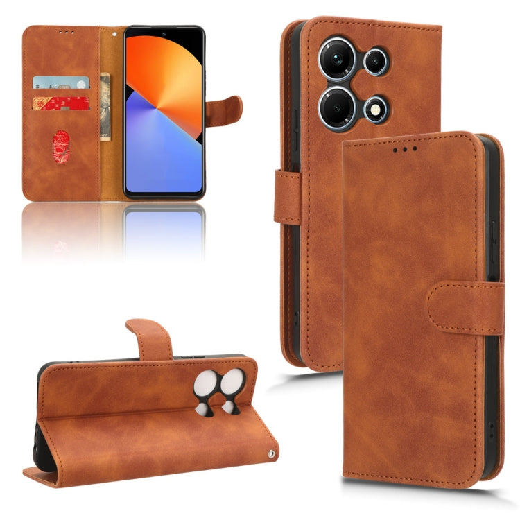 Skin Feel Magnetic Flip Leather Phone Case, For Infinix Note 30i, For Infinix Note 30, For Infinix Note 30 4G, For Infinix Note 30 VIP