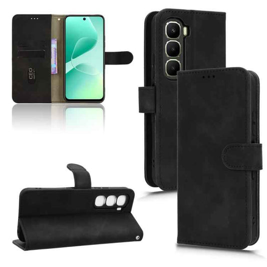 Skin Feel Magnetic Flip Leather Phone Case, For Infinix Hot 60 5G, For Infinix Hot 60 Pro+ 4G, For Infinix Hot 60 Pro 4G, For Infinix Smart 10 Plus 4G, For Infinix Note 50s, For Infinix Note 50x, For Infinix Note 50 Pro 4G, For Infinix Hot 50 Pro      ...