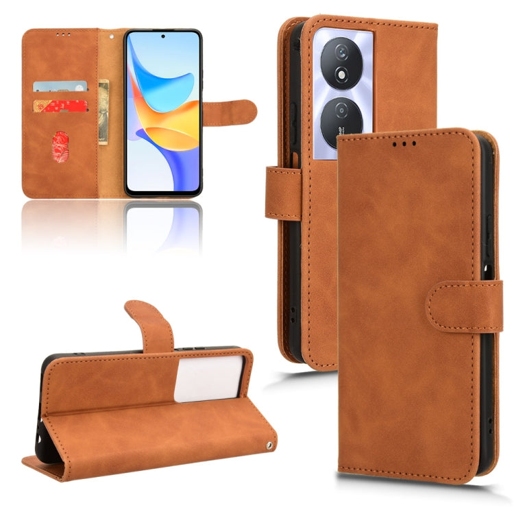 Skin Feel Magnetic Flip Leather Phone Case, For Honor X6b, For Honor 200 Lite Global, For Honor Play 8T 5G / X7b, For Honor Play 50 Plus, For Honor 90 Pro