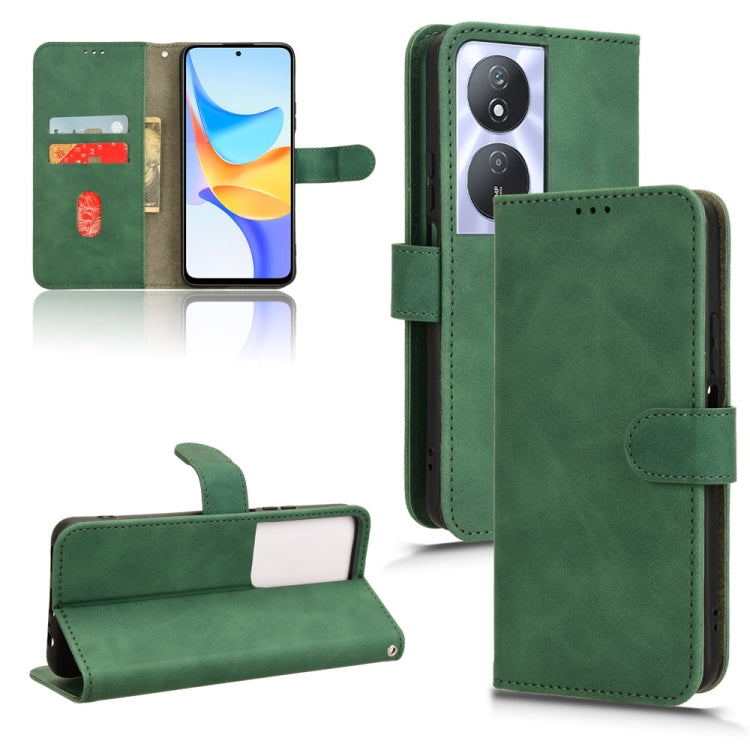 Skin Feel Magnetic Flip Leather Phone Case, For Honor Play 50 Plus, For Honor 90 Pro