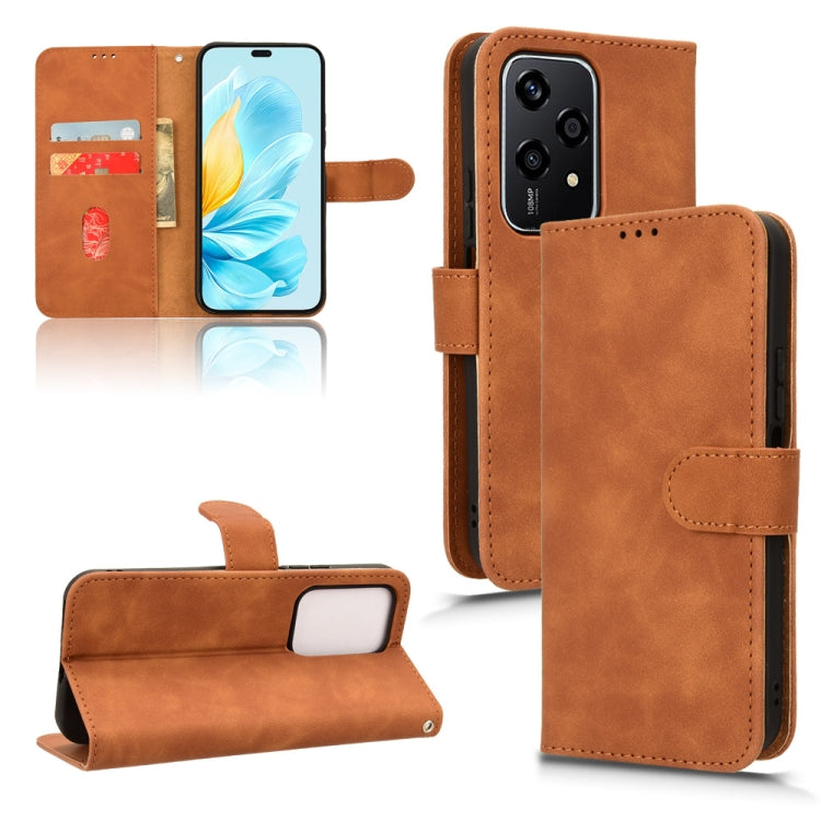 Skin Feel Magnetic Flip Leather Phone Case, For Honor 200 Lite Global, For Honor Play 8T 5G / X7b, For Honor Play 50 Plus, For Honor 90 Pro