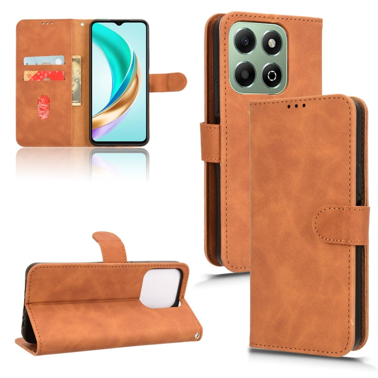 Skin Feel Magnetic Flip Leather Phone Case, For Honor X6b, For Honor 200 Lite Global, For Honor Play 8T 5G / X7b, For Honor Play 50 Plus, For Honor 90 Pro