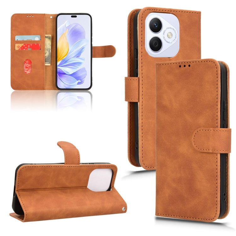 Skin Feel Magnetic Flip Leather Phone Case, For Honor X60 5G, For Honor X60i 5G, For Honor Play 60 Plus, For Honor X6b, For Honor 200 Lite Global, For Honor Play 8T 5G / X7b, For Honor Play 50 Plus, For Honor 90 Pro