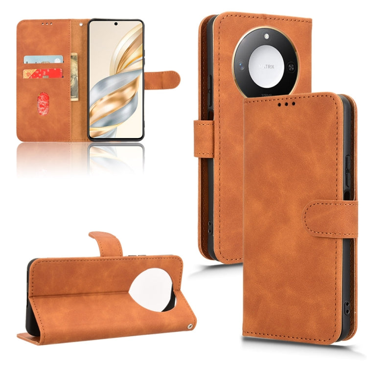 Skin Feel Magnetic Flip Leather Phone Case, For Honor X60 5G, For Honor X60i 5G, For Honor Play 60 Plus, For Honor X6b, For Honor 200 Lite Global, For Honor Play 8T 5G / X7b, For Honor Play 50 Plus, For Honor 90 Pro