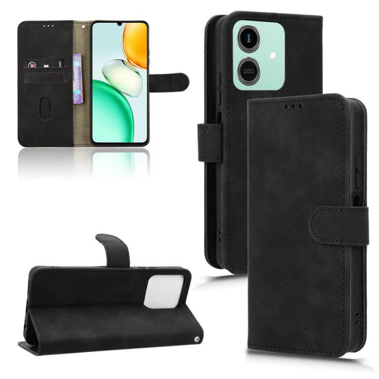 Skin Feel Magnetic Flip Leather Phone Case, For Honor Play10 4G, For Honor X5c Plus, For Honor X6c 4G, For Honor 400 Pro Global 160.8mm, For Honor Power 5G, For Honor 400 Lite Global, For Honor 400 Global 156.5mm, For Honor X8c 4G, For Honor 300 Pro