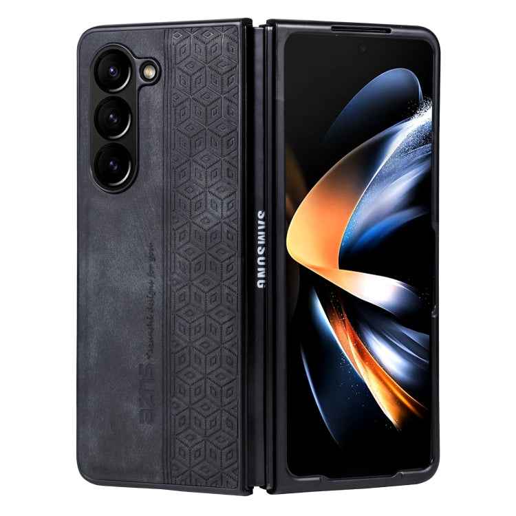 AZNS 3D Embossed Skin Feel Phone Case, For Samsung Galaxy Z Fold5, For Samsung Galaxy Z Flip5