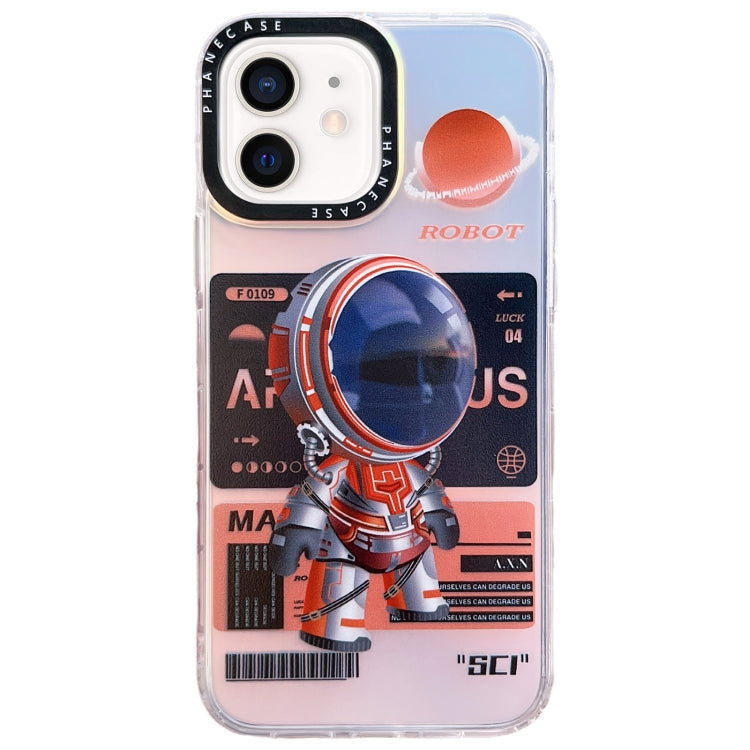 Mechanical Astronaut Pattern TPU Phone Case