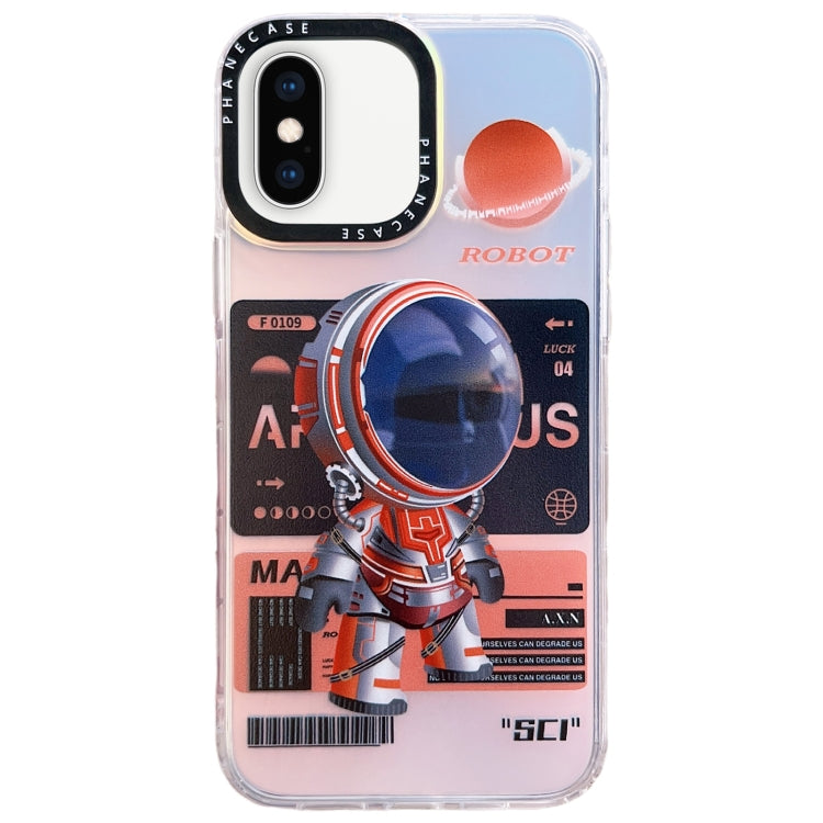 Mechanical Astronaut Pattern TPU Phone Case