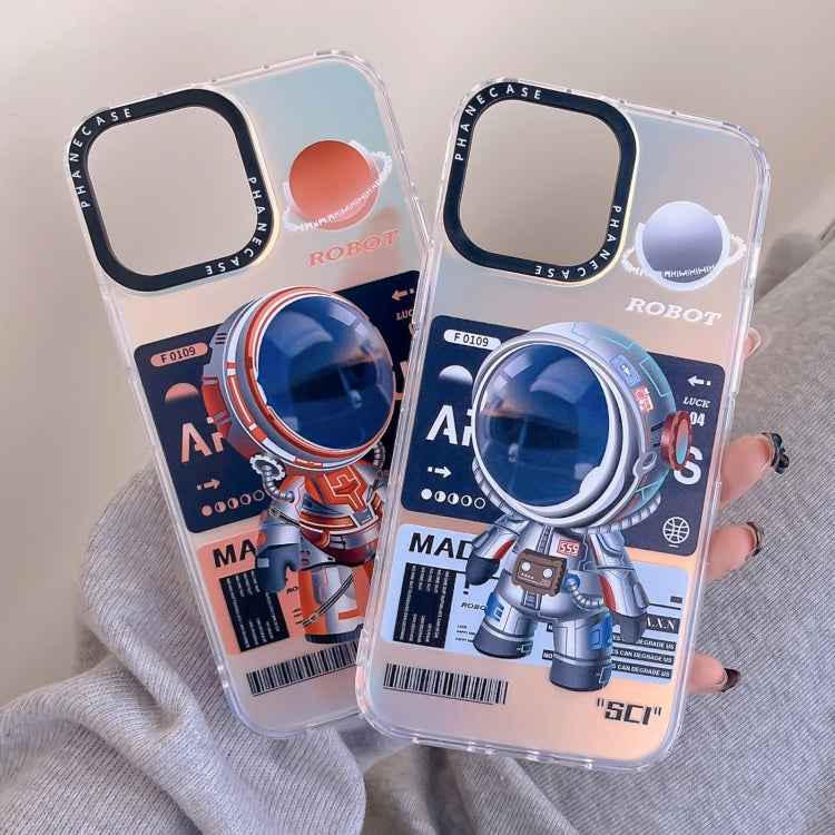 Mechanical Astronaut Pattern TPU Phone Case