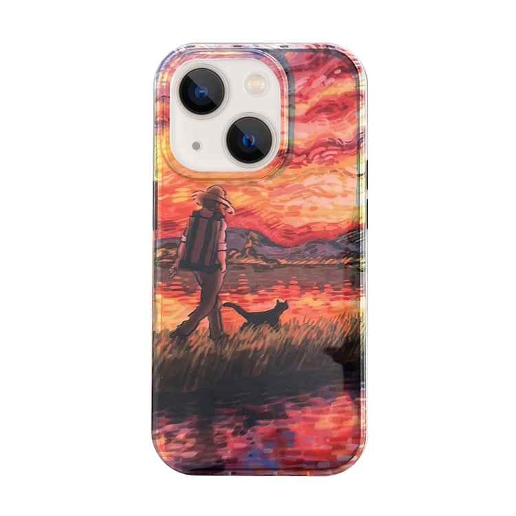 Dual-sided Lamination Oil Painting IMD Phone Case