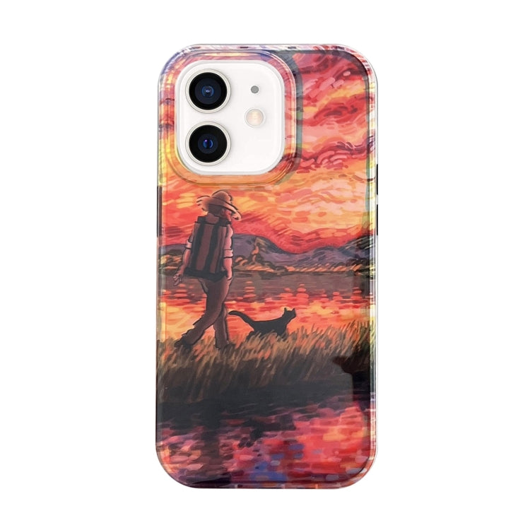 Dual-sided Lamination Oil Painting IMD Phone Case