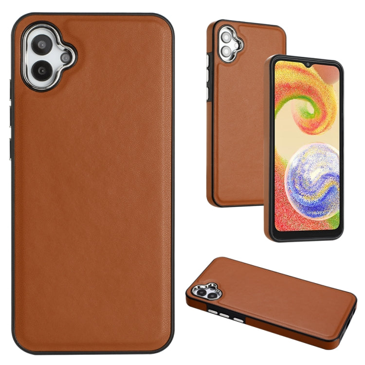 Leather Texture Full Coverage Phone Case, For Samsung Galaxy S24 Ultra 5G, For Samsung Galaxy S24+ 5G, For Samsung Galaxy S24 5G, For Samsung Galaxy A15, For Samsung Galaxy A05, For Samsung Galaxy A05s, For Samsung Galaxy A25 5G                        ...