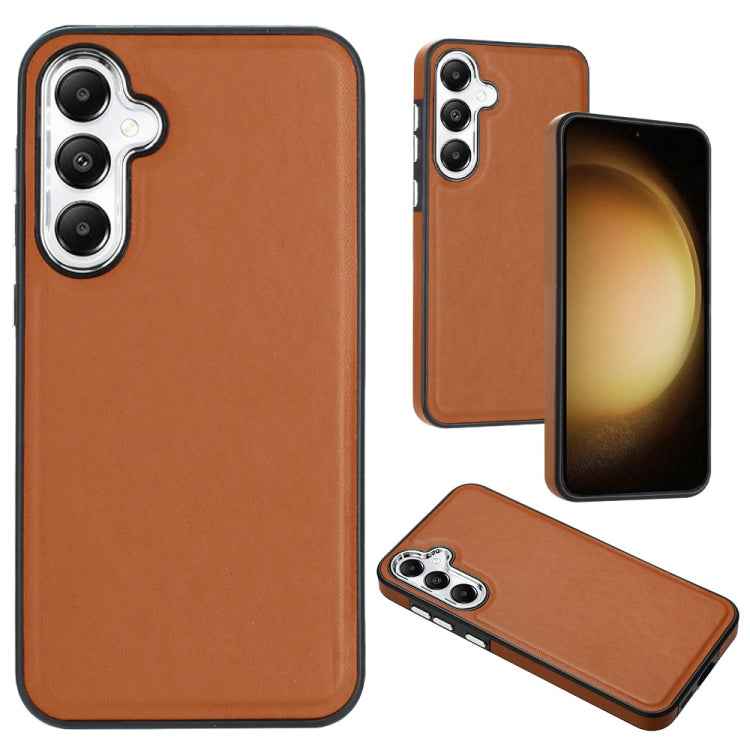 Leather Texture Full Coverage Phone Case, For Samsung Galaxy S24 Ultra 5G, For Samsung Galaxy S24+ 5G, For Samsung Galaxy S24 5G, For Samsung Galaxy A15, For Samsung Galaxy A05, For Samsung Galaxy A05s, For Samsung Galaxy A25 5G                        ...