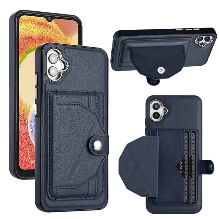 Shockproof Leather Phone Case with Card Holder, For Samsung Galaxy A04E / F04 / M04, For Samsung Galaxy A14 4G / A14 5G, For Samsung Galaxy A34 5G, For Samsung Galaxy A54 5G, For Samsung Galaxy S23 Ultra, For Samsung Galaxy S23, For Samsung Galaxy A04 ...
