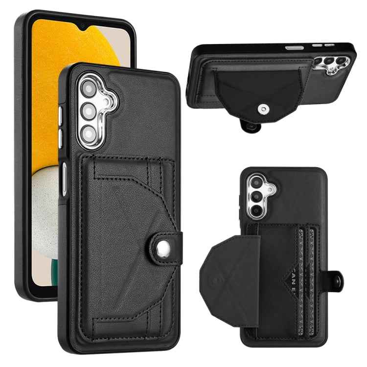 Shockproof Leather Phone Case with Card Holder, For Samsung Galaxy A04E / F04 / M04, For Samsung Galaxy A14 4G / A14 5G, For Samsung Galaxy A34 5G, For Samsung Galaxy A54 5G, For Samsung Galaxy S23 Ultra, For Samsung Galaxy S23, For Samsung Galaxy A04 ...