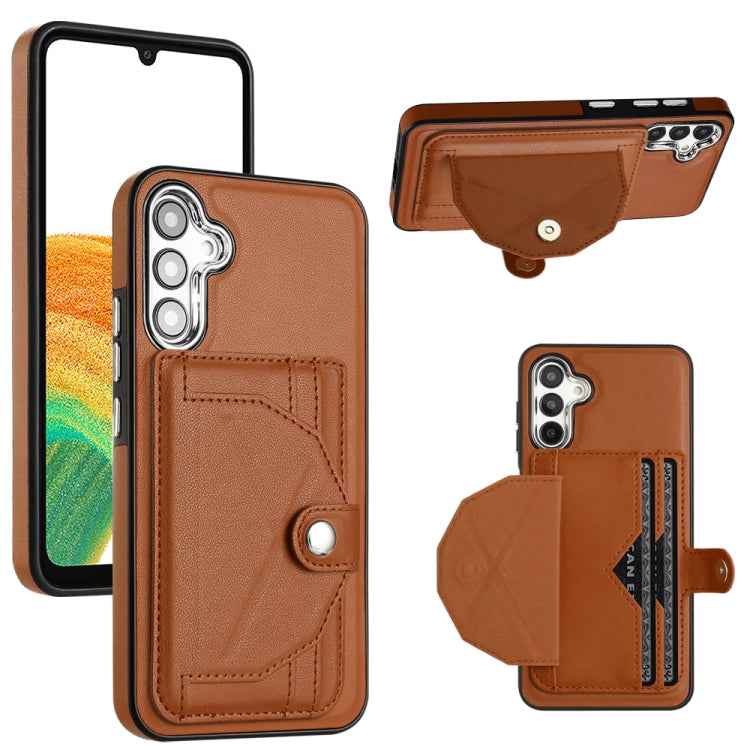 Shockproof Leather Phone Case with Card Holder, For Samsung Galaxy A04E / F04 / M04, For Samsung Galaxy A14 4G / A14 5G, For Samsung Galaxy A34 5G, For Samsung Galaxy A54 5G, For Samsung Galaxy S23 Ultra, For Samsung Galaxy S23, For Samsung Galaxy A04 ...