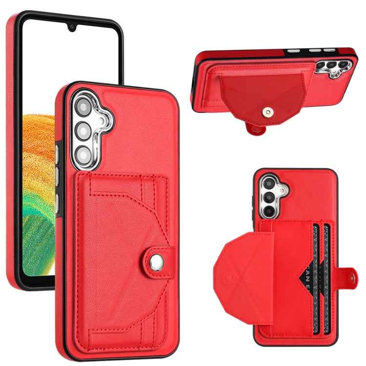 Shockproof Leather Phone Case with Card Holder, For Samsung Galaxy A04E / F04 / M04, For Samsung Galaxy A14 4G / A14 5G, For Samsung Galaxy A34 5G, For Samsung Galaxy A54 5G, For Samsung Galaxy S23 Ultra, For Samsung Galaxy S23, For Samsung Galaxy A04 ...