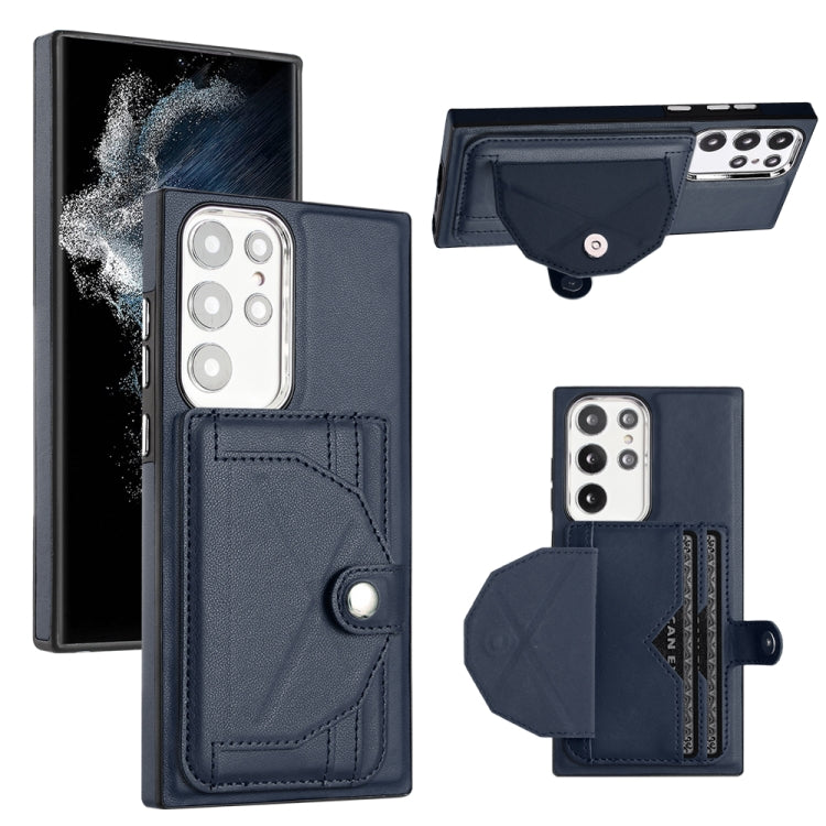 Shockproof Leather Phone Case with Card Holder, For Samsung Galaxy A04E / F04 / M04, For Samsung Galaxy A14 4G / A14 5G, For Samsung Galaxy A34 5G, For Samsung Galaxy A54 5G, For Samsung Galaxy S23 Ultra, For Samsung Galaxy S23, For Samsung Galaxy A04 ...