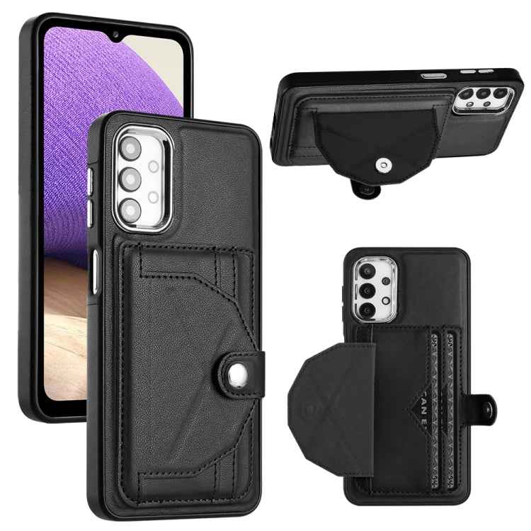 Shockproof Leather Phone Case with Card Holder, For Samsung Galaxy A23 4G / F23 5G / M23 5G, For Samsung Galaxy A53 5G, For Samsung Galaxy A73 5G, For Samsung Galaxy A33 5G, For Samsung Galaxy A13 4G, For Samsung Galaxy S22 Ultra 5G                    ...
