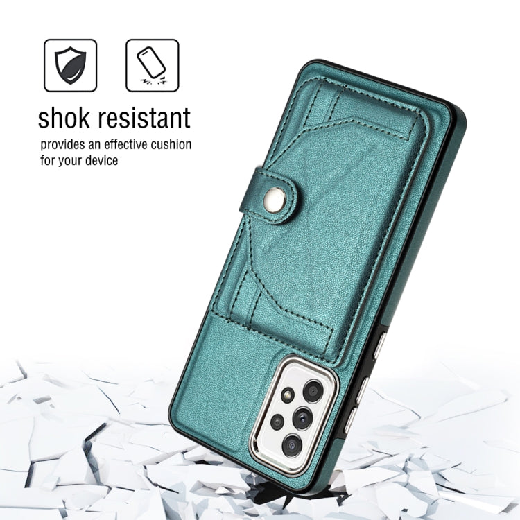 Shockproof Leather Phone Case with Card Holder, For Samsung Galaxy A53 5G, For Samsung Galaxy A73 5G, For Samsung Galaxy A33 5G, For Samsung Galaxy A13 4G, For Samsung Galaxy S22 Ultra 5G, For Samsung Galaxy S22+ 5G, For Samsung Galaxy S22 5G          ...