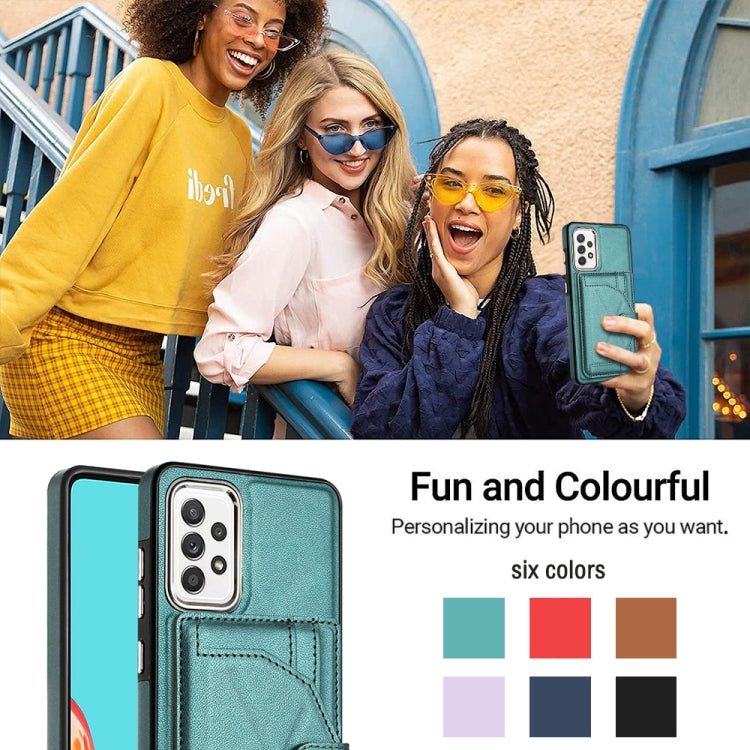 Shockproof Leather Phone Case with Card Holder, For Samsung Galaxy A53 5G, For Samsung Galaxy A73 5G, For Samsung Galaxy A33 5G, For Samsung Galaxy A13 4G, For Samsung Galaxy S22 Ultra 5G, For Samsung Galaxy S22+ 5G, For Samsung Galaxy S22 5G          ...