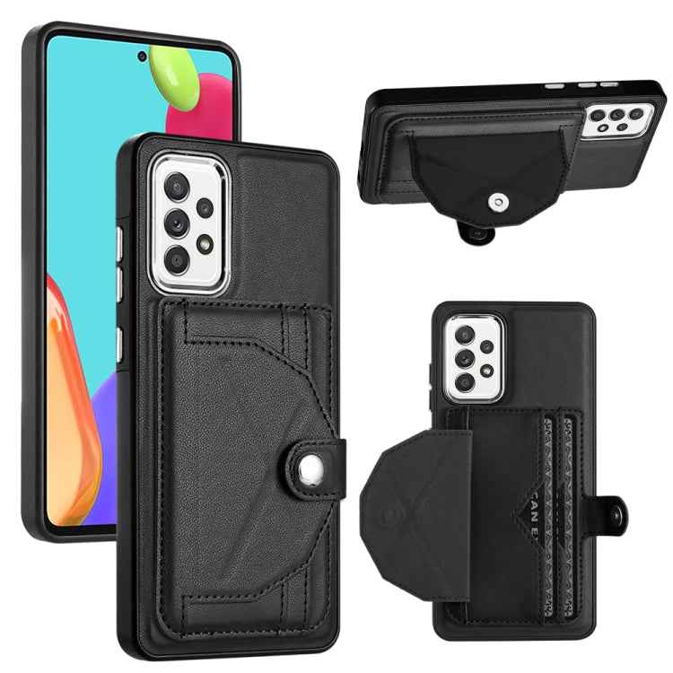 Shockproof Leather Phone Case with Card Holder, For Samsung Galaxy A23 4G / F23 5G / M23 5G, For Samsung Galaxy A53 5G, For Samsung Galaxy A73 5G, For Samsung Galaxy A33 5G, For Samsung Galaxy A13 4G, For Samsung Galaxy S22 Ultra 5G                    ...