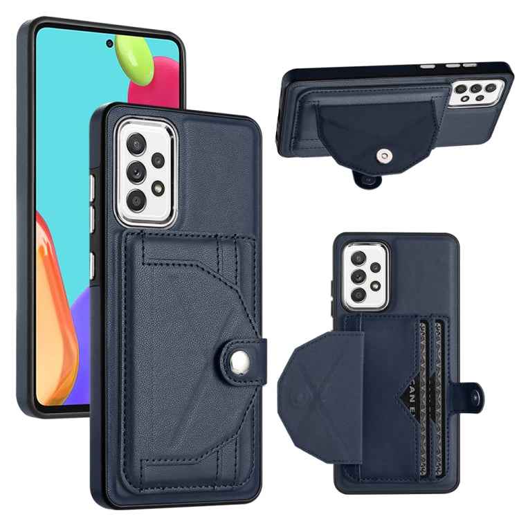 Shockproof Leather Phone Case with Card Holder, For Samsung Galaxy A23 4G / F23 5G / M23 5G, For Samsung Galaxy A53 5G, For Samsung Galaxy A73 5G, For Samsung Galaxy A33 5G, For Samsung Galaxy A13 4G, For Samsung Galaxy S22 Ultra 5G                    ...