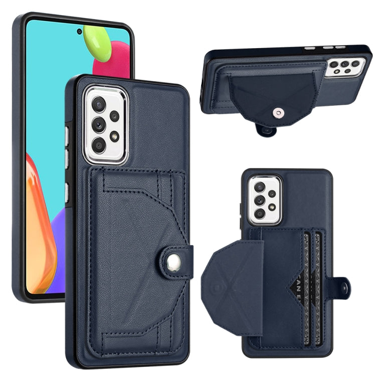Shockproof Leather Phone Case with Card Holder, For Samsung Galaxy A53 5G, For Samsung Galaxy A73 5G, For Samsung Galaxy A33 5G, For Samsung Galaxy A13 4G, For Samsung Galaxy S22 Ultra 5G, For Samsung Galaxy S22+ 5G, For Samsung Galaxy S22 5G          ...
