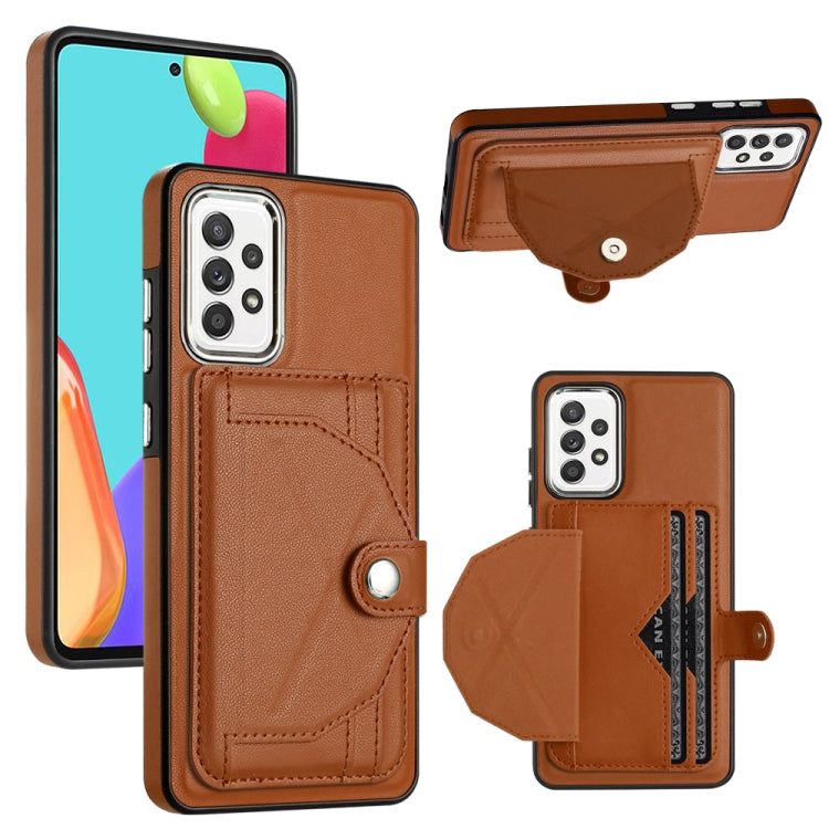 Shockproof Leather Phone Case with Card Holder, For Samsung Galaxy A53 5G, For Samsung Galaxy A73 5G, For Samsung Galaxy A33 5G, For Samsung Galaxy A13 4G, For Samsung Galaxy S22 Ultra 5G, For Samsung Galaxy S22+ 5G, For Samsung Galaxy S22 5G          ...