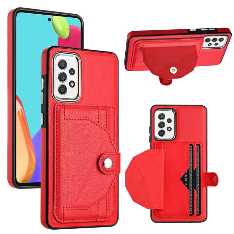 Shockproof Leather Phone Case with Card Holder, For Samsung Galaxy A23 4G / F23 5G / M23 5G, For Samsung Galaxy A53 5G, For Samsung Galaxy A73 5G, For Samsung Galaxy A33 5G, For Samsung Galaxy A13 4G, For Samsung Galaxy S22 Ultra 5G                    ...