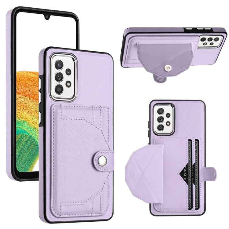 Shockproof Leather Phone Case with Card Holder, For Samsung Galaxy A23 4G / F23 5G / M23 5G, For Samsung Galaxy A53 5G, For Samsung Galaxy A73 5G, For Samsung Galaxy A33 5G, For Samsung Galaxy A13 4G, For Samsung Galaxy S22 Ultra 5G                    ...