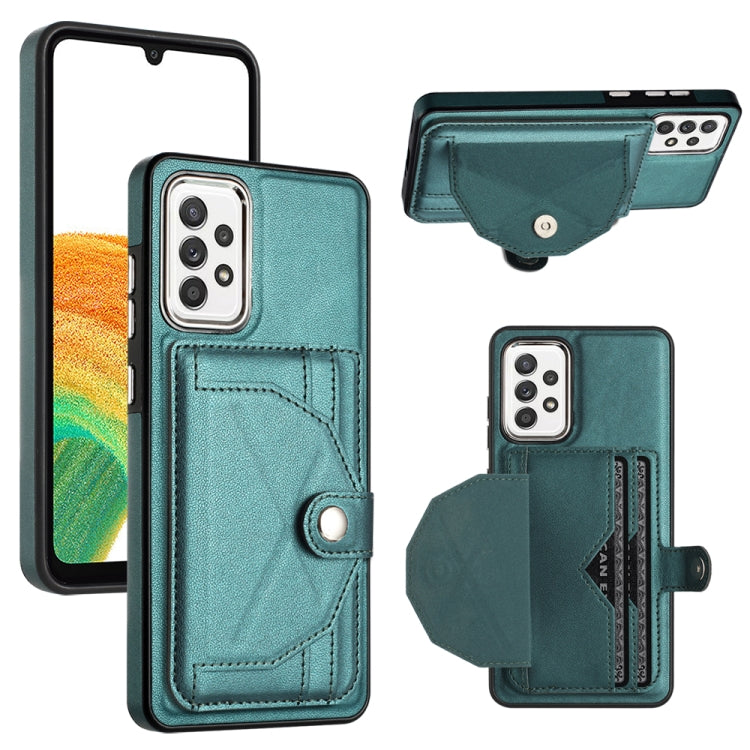 Shockproof Leather Phone Case with Card Holder, For Samsung Galaxy A23 4G / F23 5G / M23 5G, For Samsung Galaxy A53 5G, For Samsung Galaxy A73 5G, For Samsung Galaxy A33 5G, For Samsung Galaxy A13 4G, For Samsung Galaxy S22 Ultra 5G                    ...