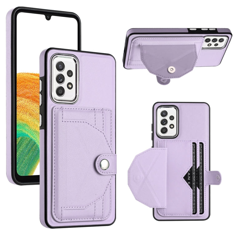 Shockproof Leather Phone Case with Card Holder, For Samsung Galaxy A53 5G, For Samsung Galaxy A73 5G, For Samsung Galaxy A33 5G, For Samsung Galaxy A13 4G, For Samsung Galaxy S22 Ultra 5G, For Samsung Galaxy S22+ 5G, For Samsung Galaxy S22 5G          ...