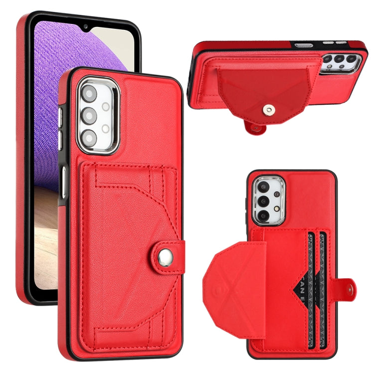 Shockproof Leather Phone Case with Card Holder, For Samsung Galaxy A23 4G / F23 5G / M23 5G, For Samsung Galaxy A53 5G, For Samsung Galaxy A73 5G, For Samsung Galaxy A33 5G, For Samsung Galaxy A13 4G, For Samsung Galaxy S22 Ultra 5G                    ...