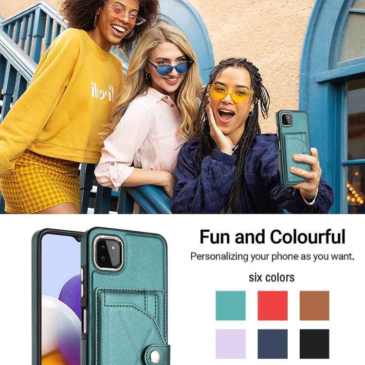 Shockproof Leather Phone Case with Card Holder, For Samsung Galaxy A22 5G, For Samsung Galaxy S21 FE 5G, For Samsung Galaxy A32 4G, For Samsung Galaxy A72 4G / A72 5G, For Samsung Galaxy A52 4G / A52 5G, For Samsung Galaxy A12 4G / M12                 ...